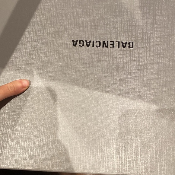 Balenciaga / NEW strike leather platform ankle combat boots optical white 38 8 - Picture 10 of 11